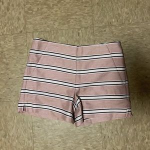 Loft blush pink striped size 2 shorts